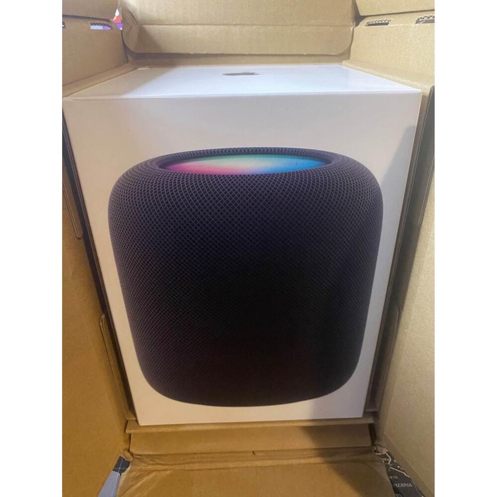 Apple HomePod 2nd Gen Smart Speaker Black Wi-Fi Siri Voice MQJ73LL/A Brand New